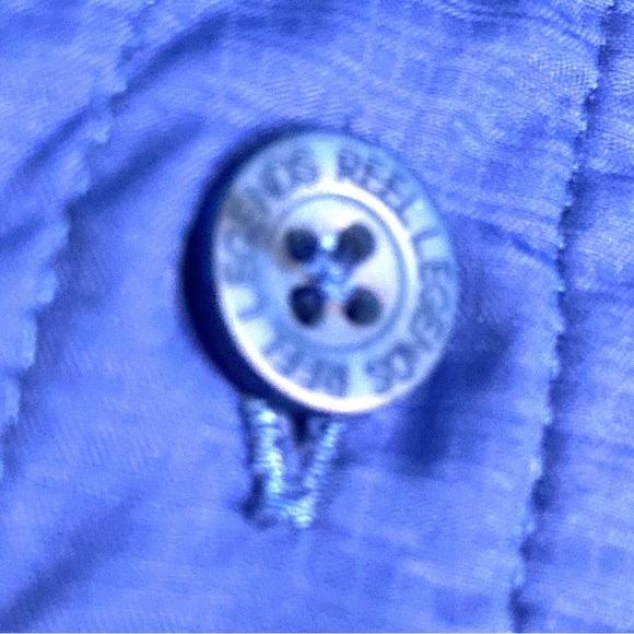 Reel Legends Performance Shadester Fishing Shirt Men Large Blue Vented Button - Picture 5 of 9